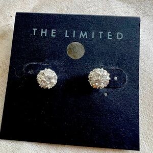 VINTAGE The Limited silver fireball stud earrings